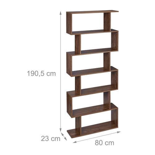 Haute Bibliothèque Marron