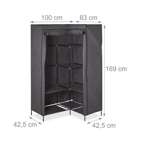 2xarmoire De Coins En Tissu