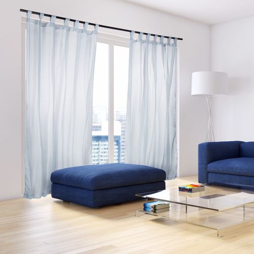 Rideaux Passants Lot De 8 Rideaux