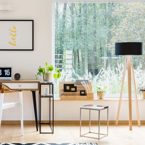 Rideau De Fils Blanc En Lot De 3