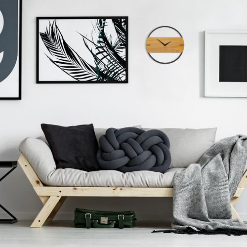 Horloge Murale à L'aspect Boisé