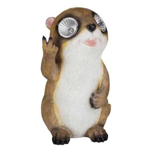 Lot De 2 Statues De Jardin Marmotte