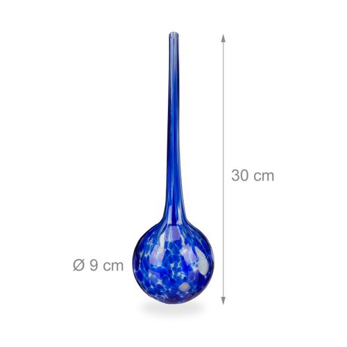 Globe Bleu D’arrosage En Lot De 6 Verre