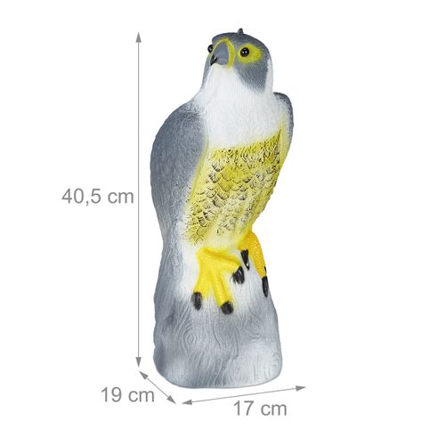 Épouvantail Faucon Assis Lot De 8