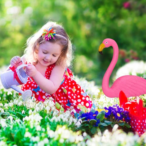 Lot De 12 Statues De Flamants Roses