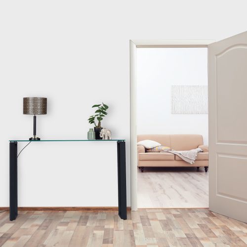 Table Console Avec Plateau En Verre