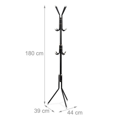 Porte-manteau Noir En Métal