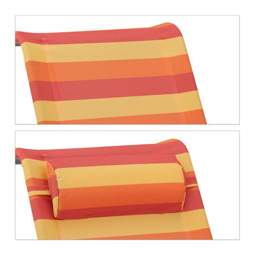 Chaise Longue Pliante Avec Repose-tête