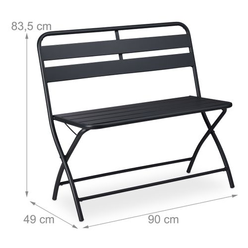 Banc De Jardin Pliable 2 Sièges
