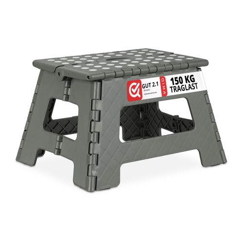 2x Tabourets Pliables M Gris Clair