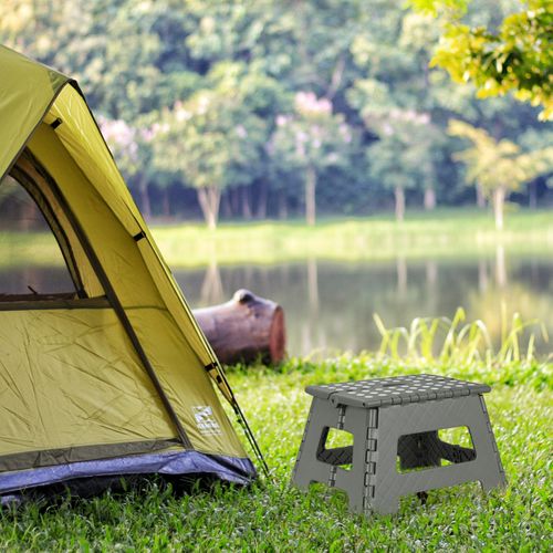 4x Tabourets Pliables M Gris Clair