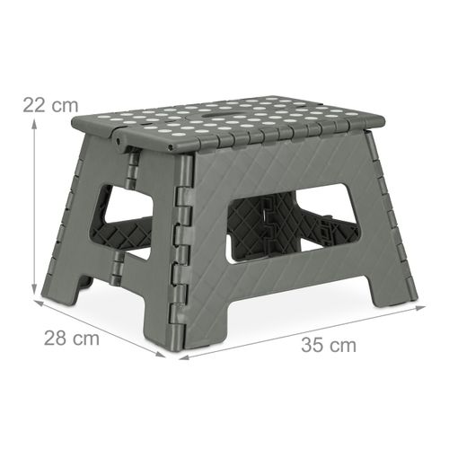 4x Tabourets Pliables M Gris Clair