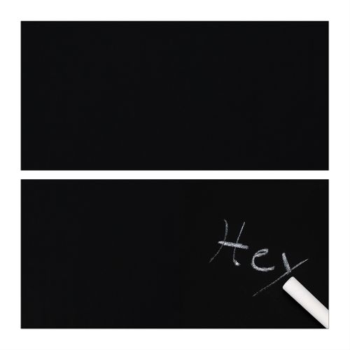 Rouleau Adhésif Mural Noir En Lot De 2