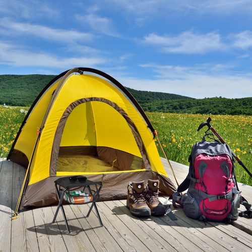 Tabouret Pliant Camping Noir 120 Kg