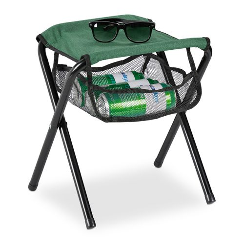 Tabouret Pliant Camping Vert 120 Kg