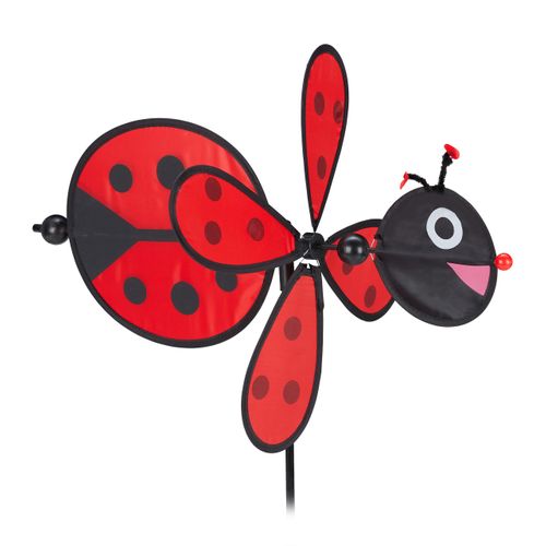 Moulin à Vent Coccinelle En Lot De 4