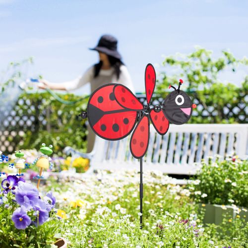 Moulin à Vent Coccinelle En Lot De 10