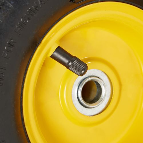 4xroues De Diable Jante Acier Jaune/noir