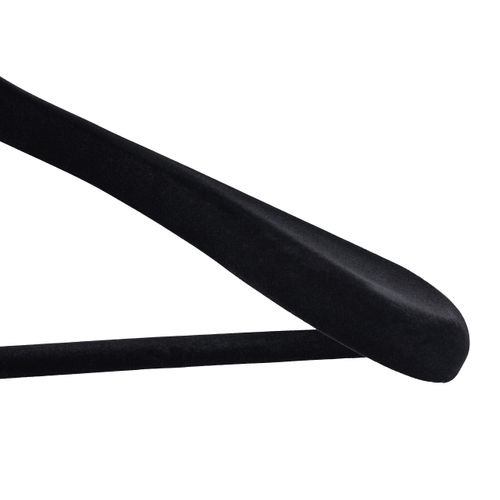 Cintre Velours Noir En Lot De 10