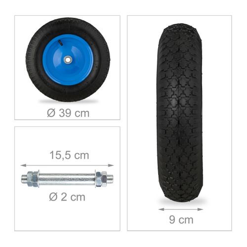 Roue De Brouette En Lot De 2