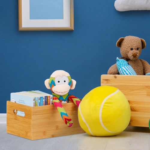 8xcaisse De Rangement Bambou