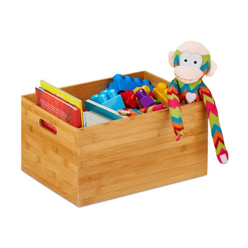 8xcaisse De Rangement Bambou Taille L