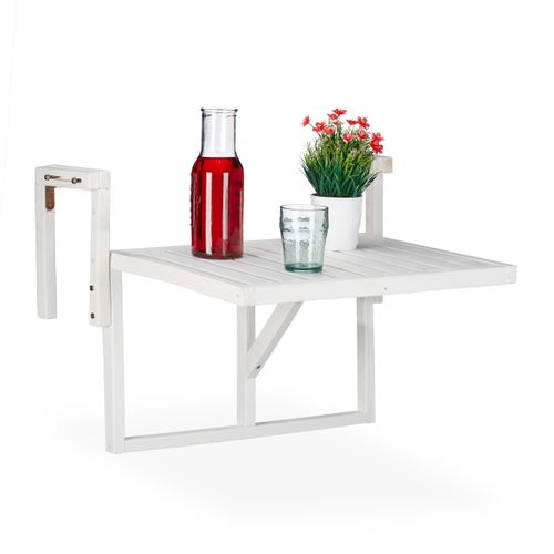 Table Repliable En Bois Pour Balcon