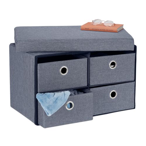 Banquette Grise Avec 4 Tiroirs