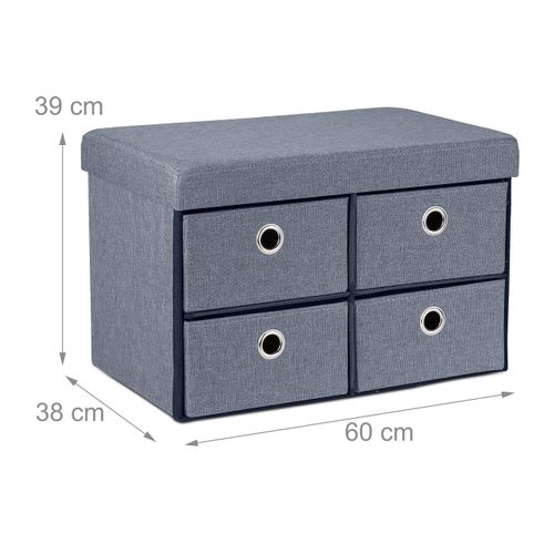 Banquette Grise Avec 4 Tiroirs
