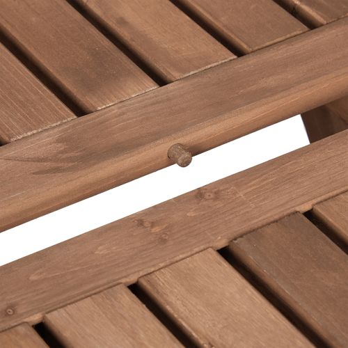 Table Pliante En Bois Marron