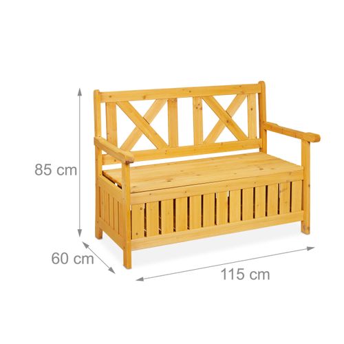 Banc De Jardin Avec Rangement