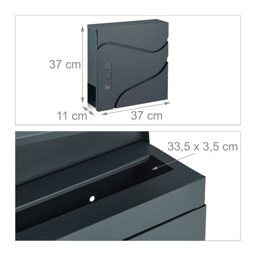 Boîte Aux Lettres Anthracite