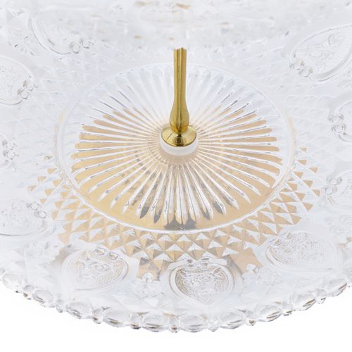 Serviteur Fruits à 2 Étages En Verre