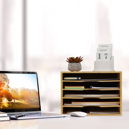 Organiseur De Documents En Bambou