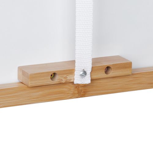 Table Pliante Blanche En Bambou