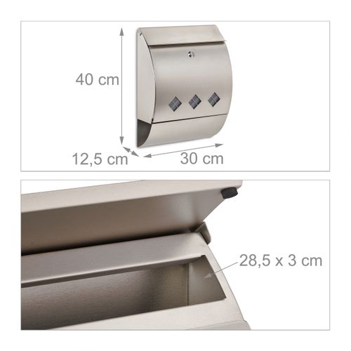 Boîte Aux Lettres Avec Porte-journaux