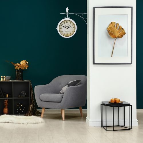 Horloge Murale Au Design Blanc