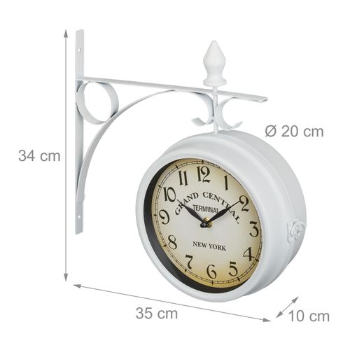 Horloge Murale Au Design Blanc