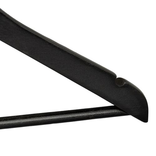 Cintre En Bois Set De 50 Noir