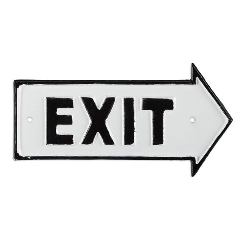 Panneau Exit En Lot De 5