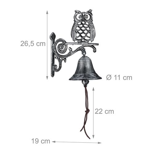 Cloche De Porte à Chouette En Lot De 2