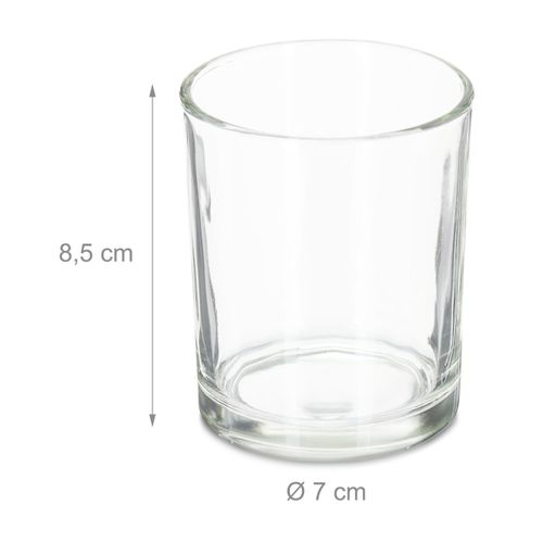 Verres à Bougie Chauffe-plat, Lot De 12
