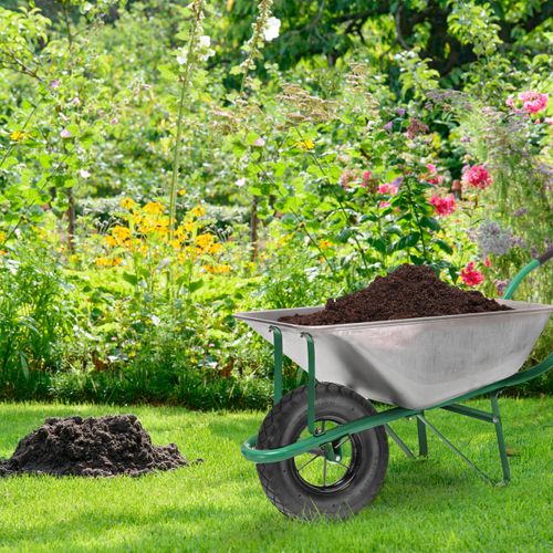 Roue De Brouette 4.80 4.00-8 Avec Axe