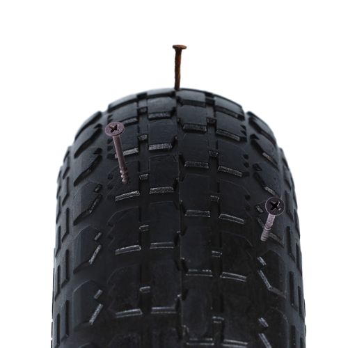 Roue De Brouette 4.00-6 Noir Et Rouge