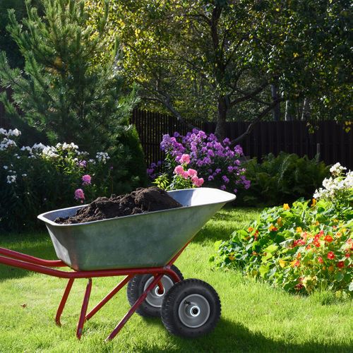 Roue De Brouette 2.50-4 En Lot De 2