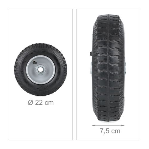 Roue De Brouette 2.50-4 En Lot De 2