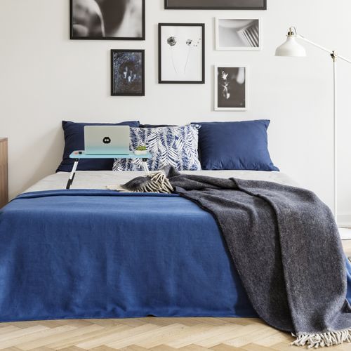 Table De Lit Ordinateur Portable En Bleu