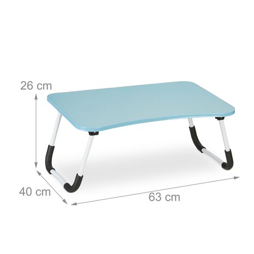 Table De Lit Ordinateur Portable En Bleu
