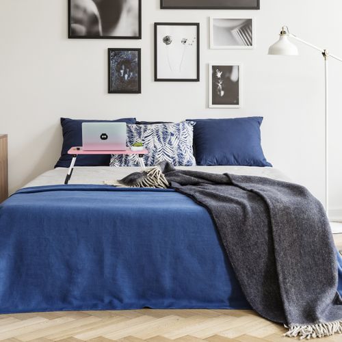 Table De Lit Ordinateur Portable En Rose