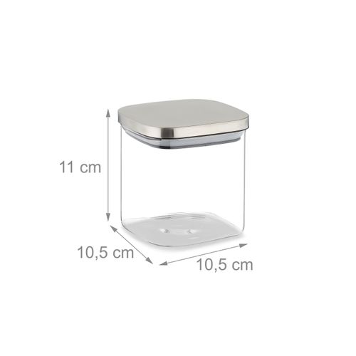 3x Bocaux En Verre De 600 Ml